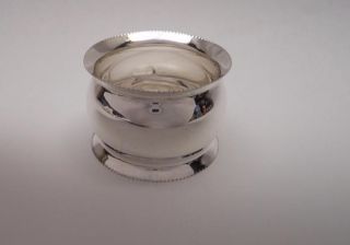 Antique Sterling Silver Napkin Ring By Henry Williamson Birmingham England 1916 photo