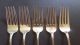 5 Stradivari Salad Forks By Wallace Sterling Silver 6 - 3/8 Inch Fork 180 Grams Flatware & Silverware photo 3
