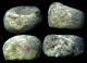 Pre - Columbian 4 Aztec Drilled Serpentine? Beads: Ca:300 Bc - 500 Ad The Americas photo 3