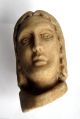 C.  50 - 100 A.  D Large British Found Marble Statue Section - Bust Of Female Deity Roman photo 2