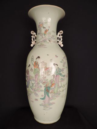 A Large Chinese Polychrome Republic Vase photo