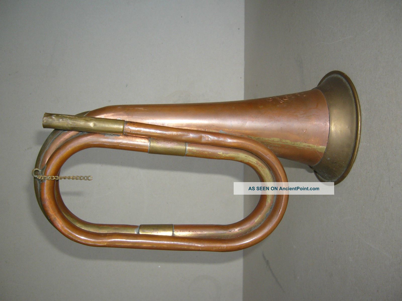 Vintage Brass Bugle Musical Instruments (Pre-1930) photo