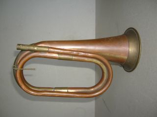 Vintage Brass Bugle photo