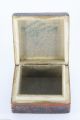 Vtg Old Small Jewelry Wood Box Mid Century 1930 ' S Art Motives Pyrographed Sweet Boxes photo 5