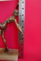 Female Figure Art Deco Antique Bronze Metalware photo 7
