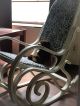 Vintage Bentwood Thonet Styled Rocking Chair,  Whitewashed & Distressed Post-1950 photo 1