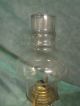 Vintage Clear Glass Oil Lamp 20th Century photo 3