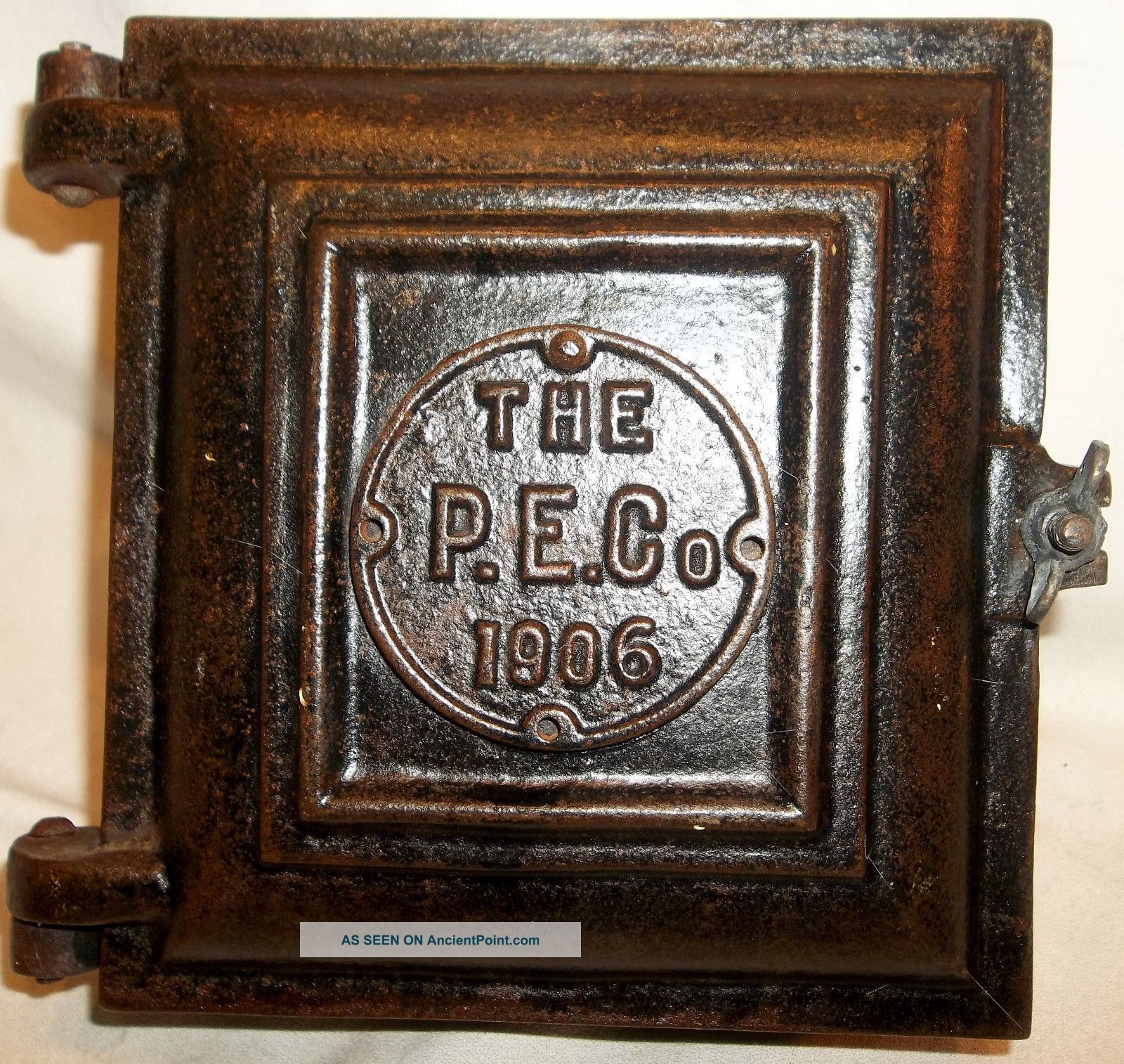 Antique 1906 Peco Philadelphia Electric Co.  Cast Iron Breaker Box Other Antique Hardware photo