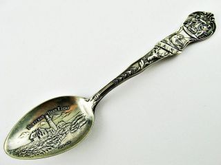 Vintage Little Rock Arkansas State Capitol Sterling Silver Souvenir Spoon 23.7 Grams