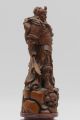 Exquisite Hand - Carved Boxwood Carving Statue Of Guan Yu Other Antique Chinese Statues photo 1