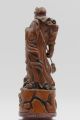 Exquisite Hand - Carved Boxwood Carving Statue Of Guan Yu Other Antique Chinese Statues photo 3