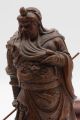 Exquisite Hand - Carved Boxwood Carving Statue Of Guan Yu Other Antique Chinese Statues photo 5