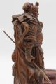 Exquisite Hand - Carved Boxwood Carving Statue Of Guan Yu Other Antique Chinese Statues photo 7