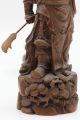 Exquisite Hand - Carved Boxwood Carving Statue Of Guan Yu Other Antique Chinese Statues photo 8