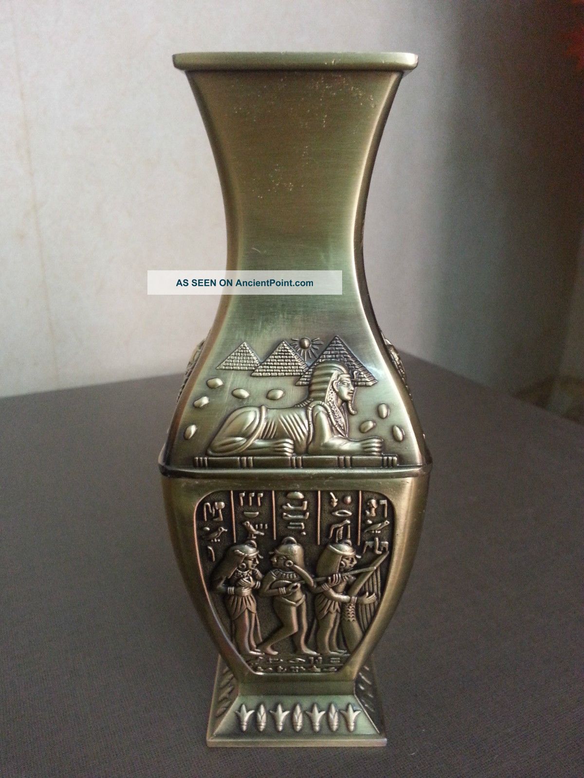 Pharaoh Vase Ancient Egyptian Metal Egyptian photo