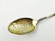 Antique Fort Worth,  Texas Wheat Sterling Silver Souvenir Spoon 4gm Souvenir Spoons photo 1