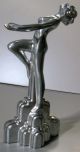 Frankart Style Art Deco Nymph With Her Arms Out Aluminum Metal Casting Made Usa Art Deco photo 4