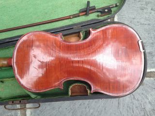 Antique Violin John Murdoch London Maidstone - Antique Bausch Bow - Case photo