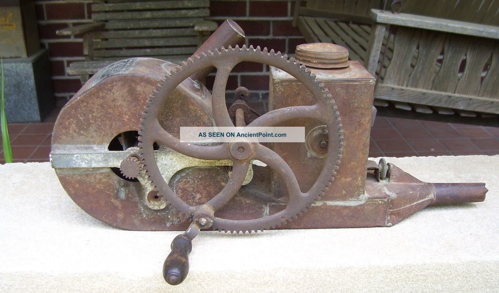 Antique Little Giant Duster Industrial Machine Age Gear Steampunk Circa 1896 Other Mercantile Antiques photo