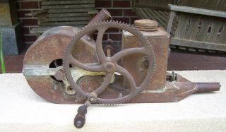 Antique Little Giant Duster Industrial Machine Age Gear Steampunk Circa 1896 photo