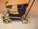 Vintage Metal Toddler Baby Walker/stroller - 1930 ' S/40 ' S Wooden Handle Thayer Baby Carriages & Buggies photo 7