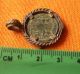 A538.  Roman Style Bronze Pendant With Authentic Roman Bronze Coin. Roman photo 1