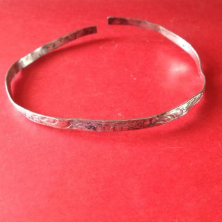 ' Beach Finds ' A Really Old Vintage Silver Bangle photo