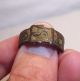 Antique/ancient Medieval Wearable Bronze Buckle Ring - Uk Size L/us Size 6.  25 Roman photo 1