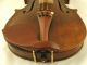 Late 1800’s German Workshop Stradivarius Violin Copy Old Antique. String photo 4
