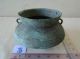 Ancient Handle Bronze Pot Jar Pottery Kitchen Utensil Khmer Cambodia Ankor Wat Other Southeast Asian Antiques photo 1