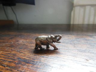 Solid Silver 925 Marked Minature Elephant 1 