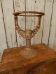 Antique Embossed Cast Iron Stand / Base Vintage Industrial / Repurposing Table Primitives photo 4