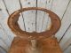 Antique Embossed Cast Iron Stand / Base Vintage Industrial / Repurposing Table Primitives photo 8