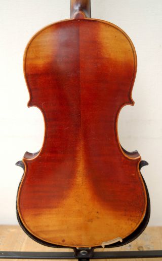Fine Old Antique German Fullsize 4/4 Violin With Old Case photo