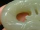 Old Chinese Nephrite Celadon Jade Statue Netsuke - - - - - Lobster Other Antique Chinese Statues photo 5