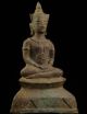 Buddha: Antique Ayutthaya Sammasamadhi,  Thailand,  1700 ' S,  Bronze,  Great Patina Statues photo 1