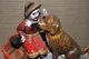 A Rare And Attractive Speaking Dog Piggy Bank With A Doll India photo 1