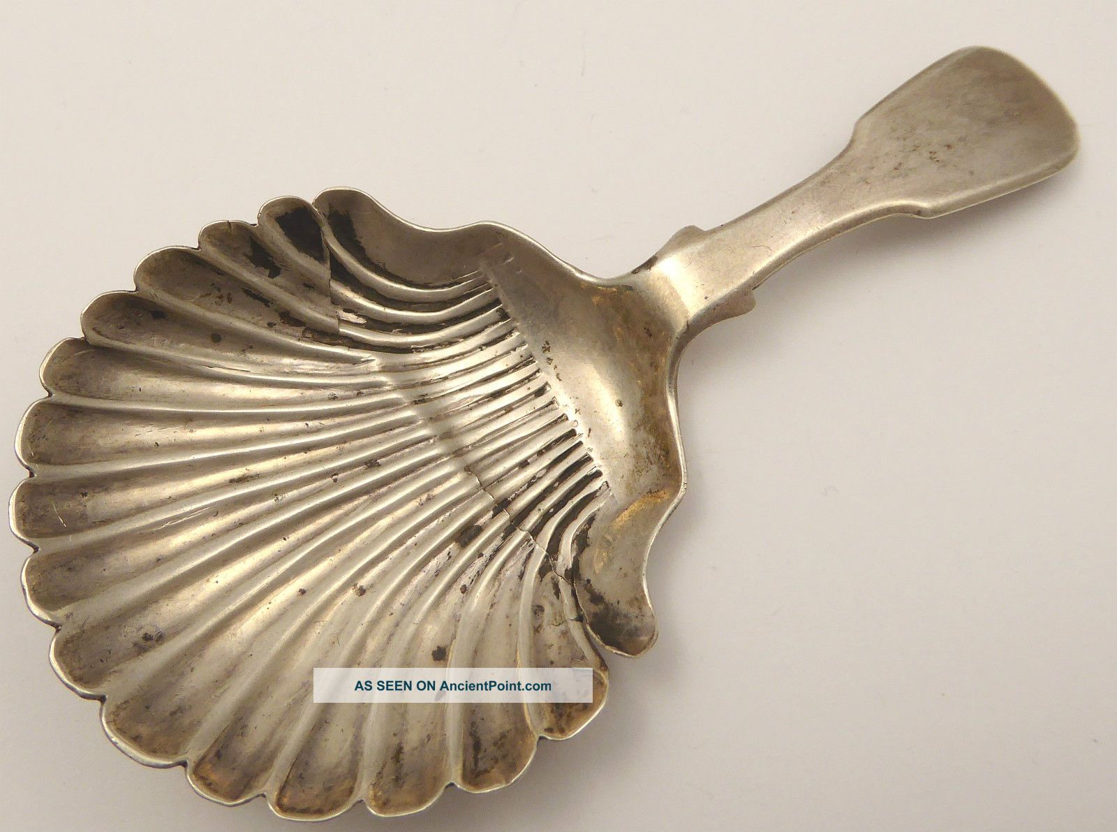 Antique 1837 Sterling Silver Scottish Tea Caddy Spoon  Layby Ava Sterling Silver (.925) photo