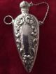Antique Victorian Chatelaine English Snuff Bottle Sterling Silver Sterling Silver (.925) photo 4