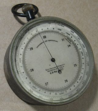 Early 1900s Taylor Instrument Companies Altitude Barometer,  E.  D.  No.  2988 photo