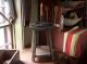 Primitive Old Wood Candle Riser Stand Table W/early Tin Candle Holder Primitives photo 11
