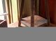 Primitive Old Wood Candle Riser Stand Table W/early Tin Candle Holder Primitives photo 5