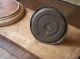Primitive Old Wood Candle Riser Stand Table W/early Tin Candle Holder Primitives photo 8