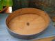 Early Antique Pantry Box W Fingerlap Joints Blue Milk Paint Primitives photo 4