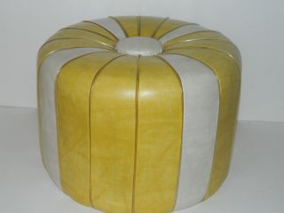 Vintage Art Deco Ottoman Furniture Foot Stool photo