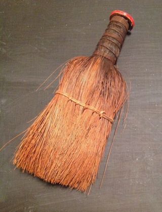 Vintage Early Antique Primitive Whisk Broom Honest Value Hofmann Mini photo