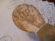 Vintage Primitive Looking Wooden Curved Spoon Primitives photo 5