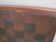 19th Century Primitive American Paint Heavy Wood Game Board Checkers Primitives photo 9