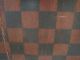 19th Century Primitive American Paint Heavy Wood Game Board Checkers Primitives photo 2