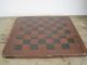 19th Century Primitive American Paint Heavy Wood Game Board Checkers Primitives photo 7